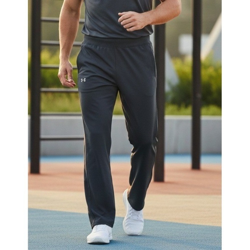 Under Armour Pants Mens‎ Small Black Coldgear Sweatpants Loose Athleisure Fleece